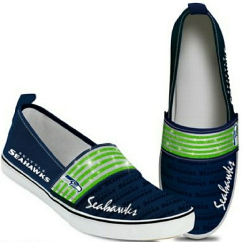 Seattle Seahawks NFL Slip-on Sneakers New in Box